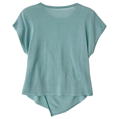 wrap waist linen touch top　/5color　un2080