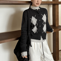 retro cardigan /2color　un1624