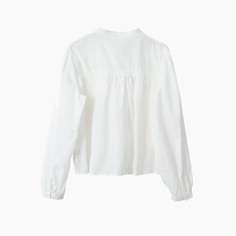 lace pintuck blouse　un1784