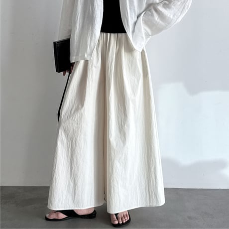 volume wide tuck pants　/2color　un2023