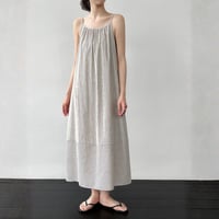 stripe airy camisole dress　/2color　un2111