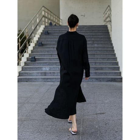 basic over size shirt one piece /3color　un1407