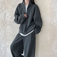 sweatshirt & curve pants Two-Piece Set　/2color　un1684