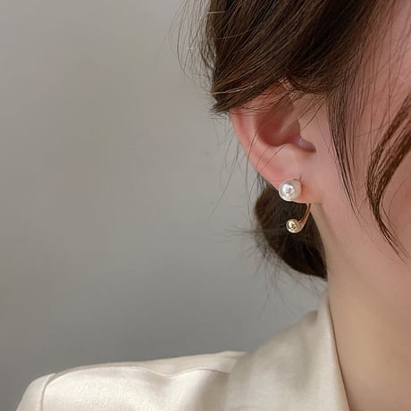 pearl gold 2 way pierce　un1250