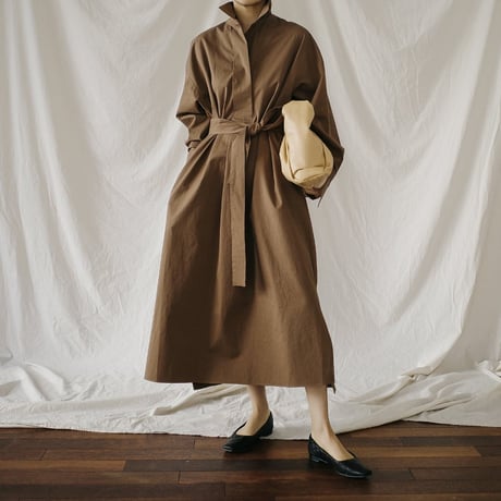 long shirt one piece /2color　un1103