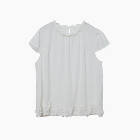 petal collar blouse　/2color　un2072