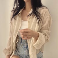 sheer shirt　/8color　un1752