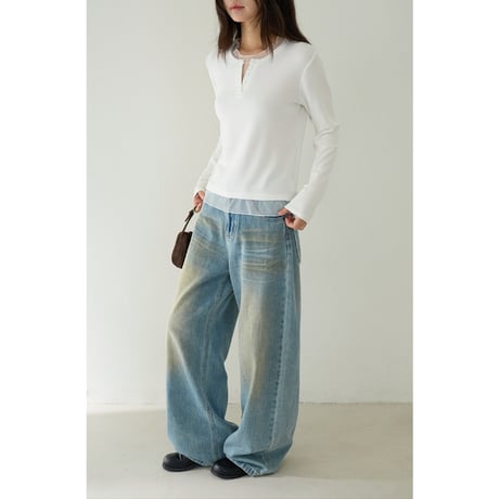 wide denim　un1781