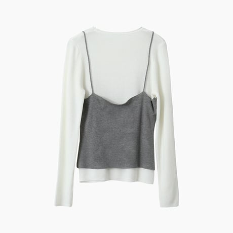 button down camisole　/2color　un1770