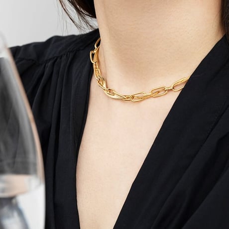 elegant chain necklace　un1252