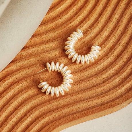 pearl hoop pierce　un1247