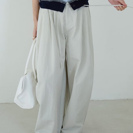 Drape Tuck Pants　/3color  un1777