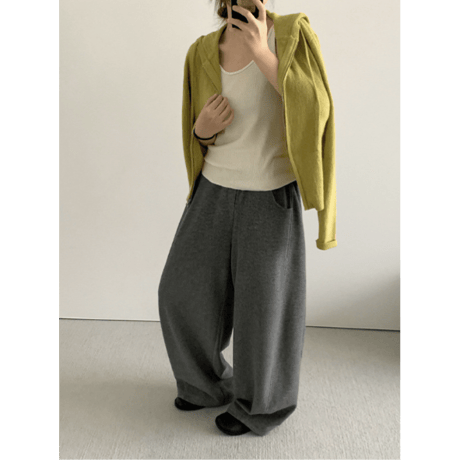 casual scimitar pants /4color　un1627