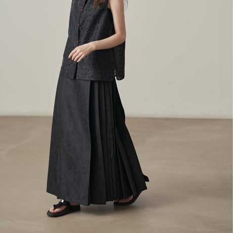 pleated skirt　/2color  un1795
