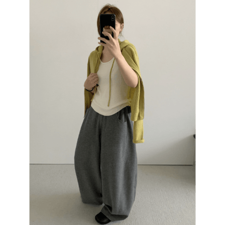casual scimitar pants /4color　un1627