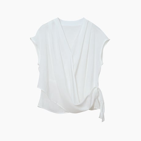 wrap airy blouse　/2color　un2101