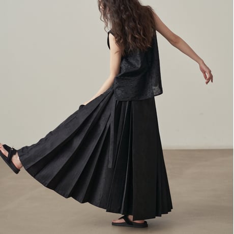 pleated skirt　/2color  un1795
