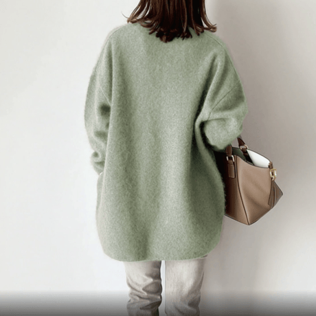 medium knit cardigan /5color　un1493