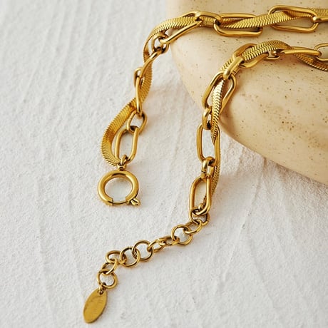 elegant chain necklace　un1252