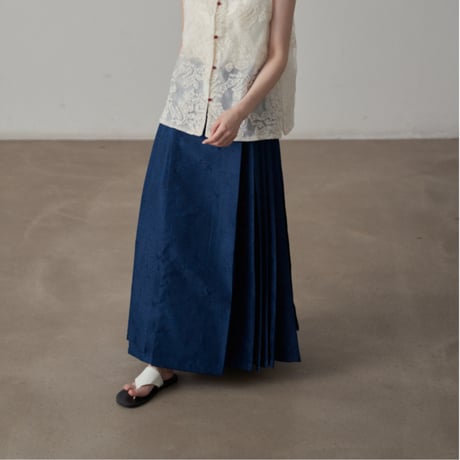 pleated skirt　/2color  un1795