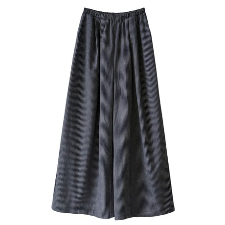 striped wide leg relaxed pants　/2color　un2008