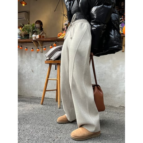 casual straight pants /2color　un1164