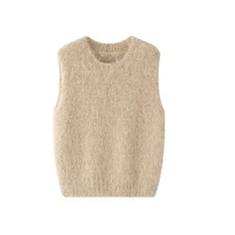 brush knit vest /2color　un1485