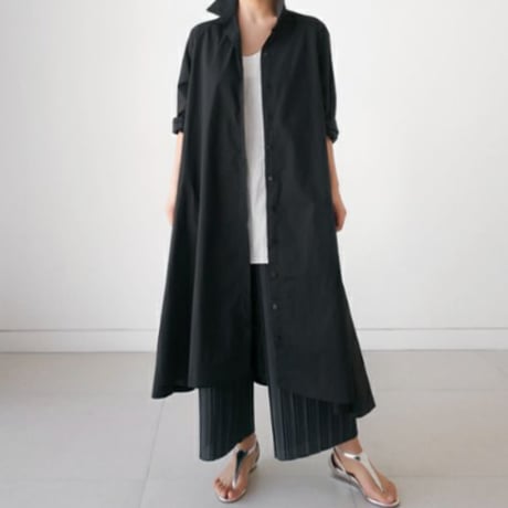 over size shirt one piece /2color　un1356