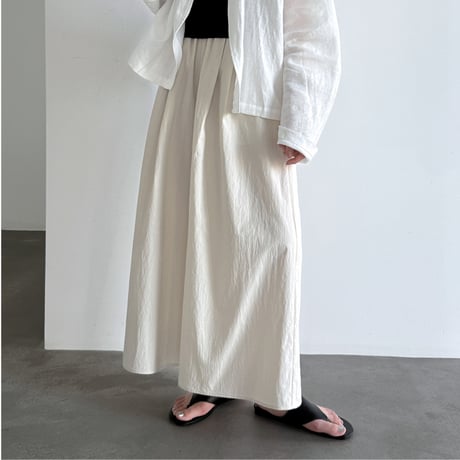 volume wide tuck pants　/2color　un2023