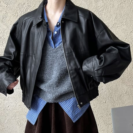 leather jacket　un1687