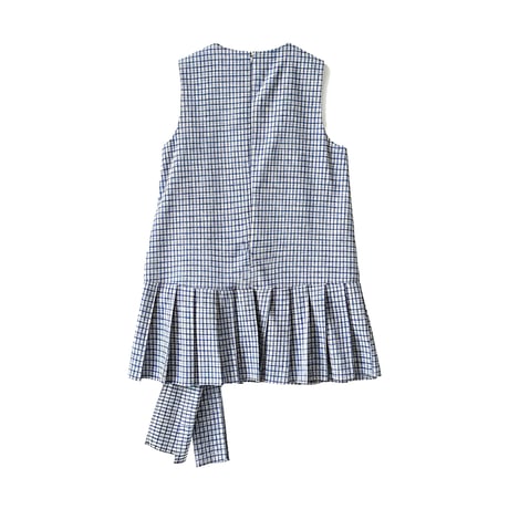 check side knot tunic blouse　/2color　un2049