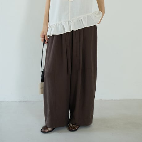 fluid drape pants　/3color　un2073