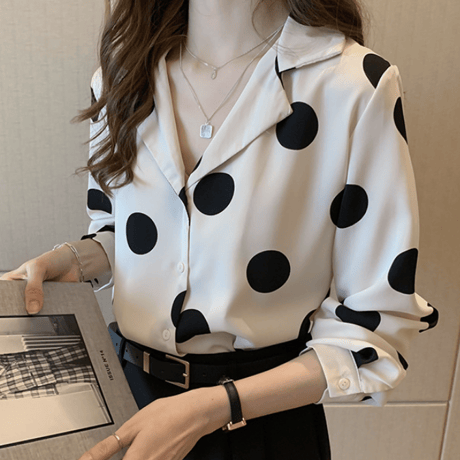 chiffon blouse/3color　un1612