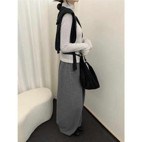 casual scimitar pants /4color　un1627