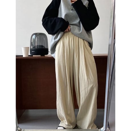 casual wide pants /2color　un1163