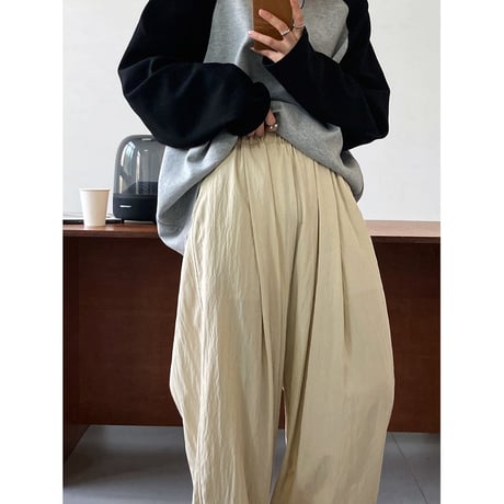 casual wide pants /2color　un1163