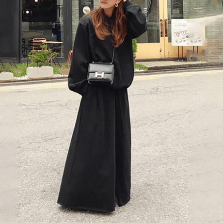 wide sweat pants /2color　un1370