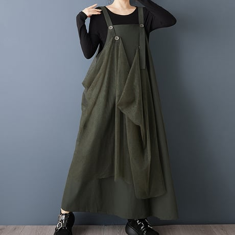 long jumper skirt　/2color　un1765