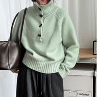 high neck knit /3color　un1715