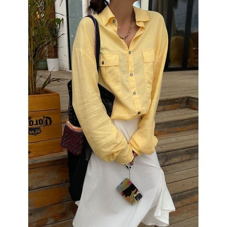 long sleeve shirt /2color　un1033