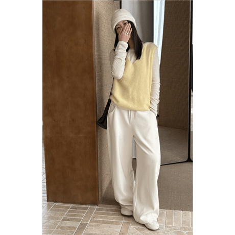 casual scimitar pants /4color　un1627