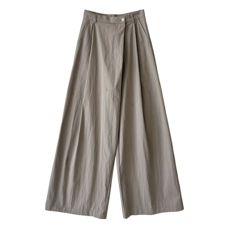 wide silhouette tuck pants　/3color　un2087