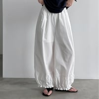 ruffle hem pants　/2color　un2091
