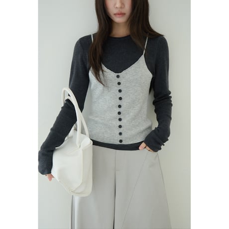 button down camisole　/2color　un1770
