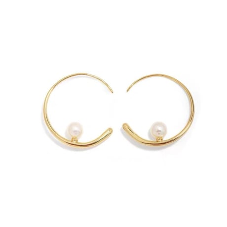 ring pearl pierce /2color　un1237