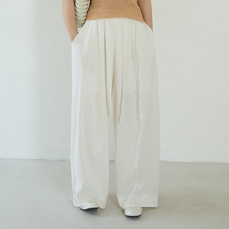 fluid drape pants　/3color　un2073