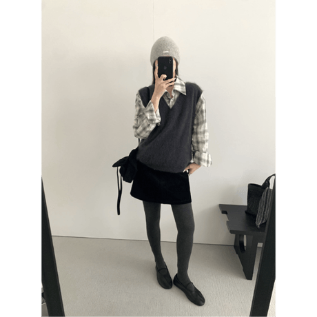 collarless cotton jacket /3color　un1640