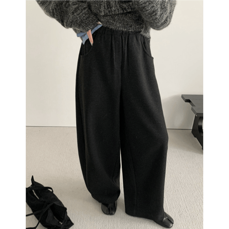 casual scimitar pants /4color　un1627