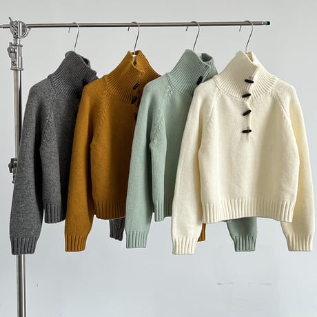 high neck knit /3color　un1715