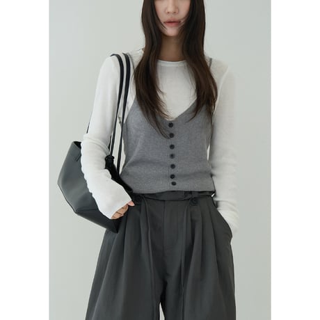 button down camisole　/2color　un1770